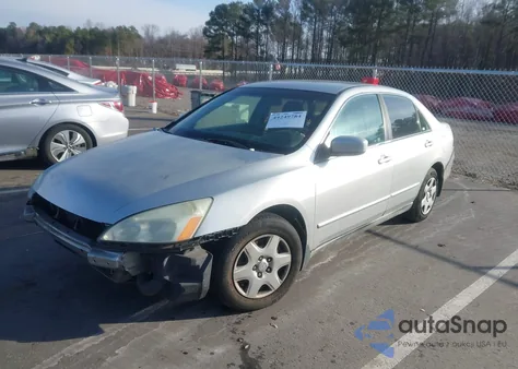 2007 Honda Accord 2.4 Lx из США, поврежденный, VIN 3HGCM56457G703058